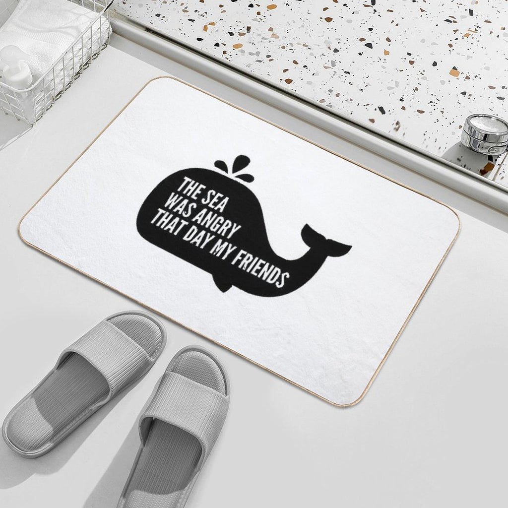 The Sea Was Angry That Day My Friends  Easy To Clean Bath Mat