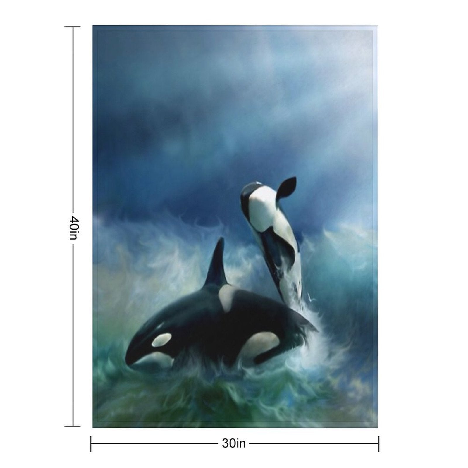 Orca Compact Throw Blanket