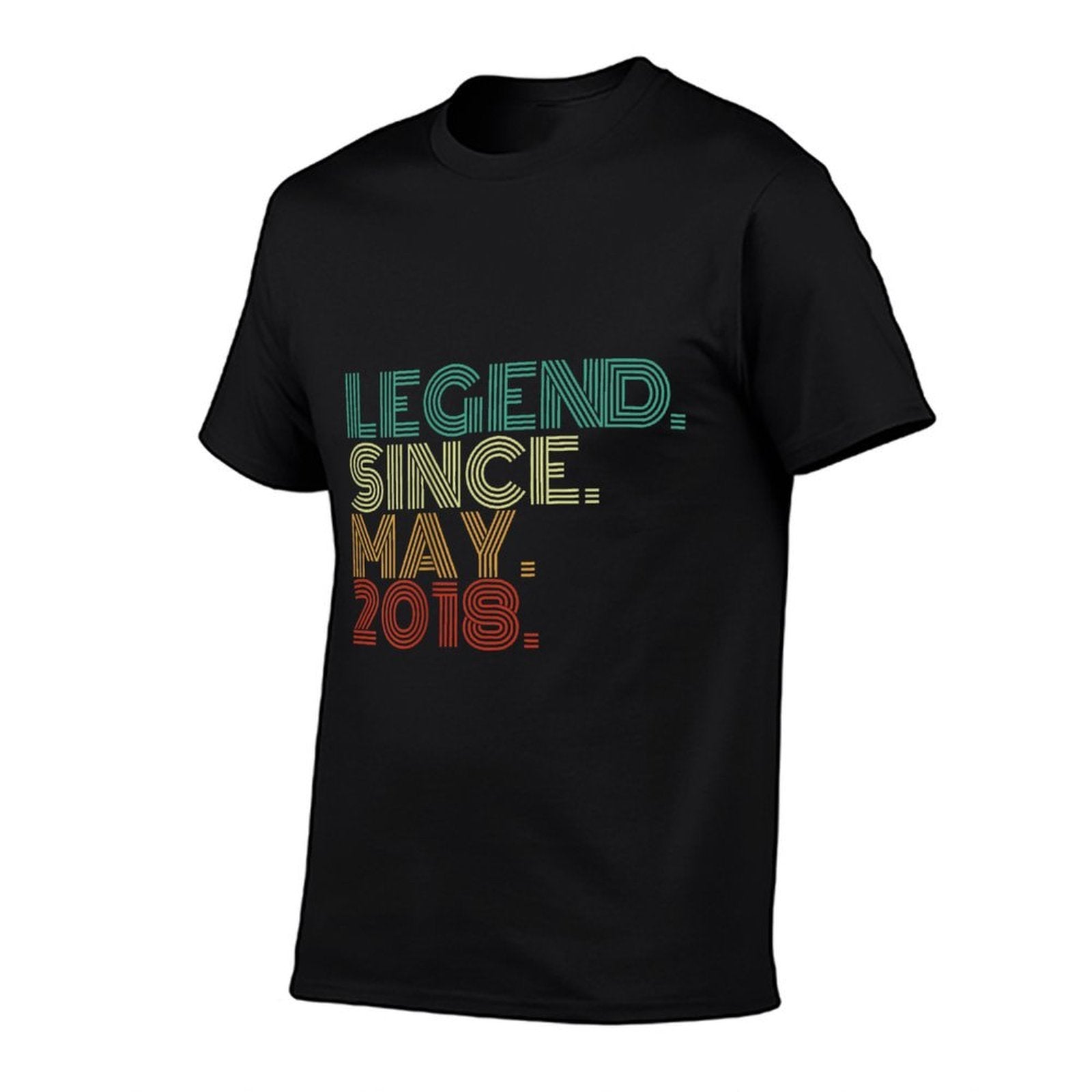 Kids 7 Years Old Legend Since May 2018 7th Birthday  Polyester Blend T-Shirt