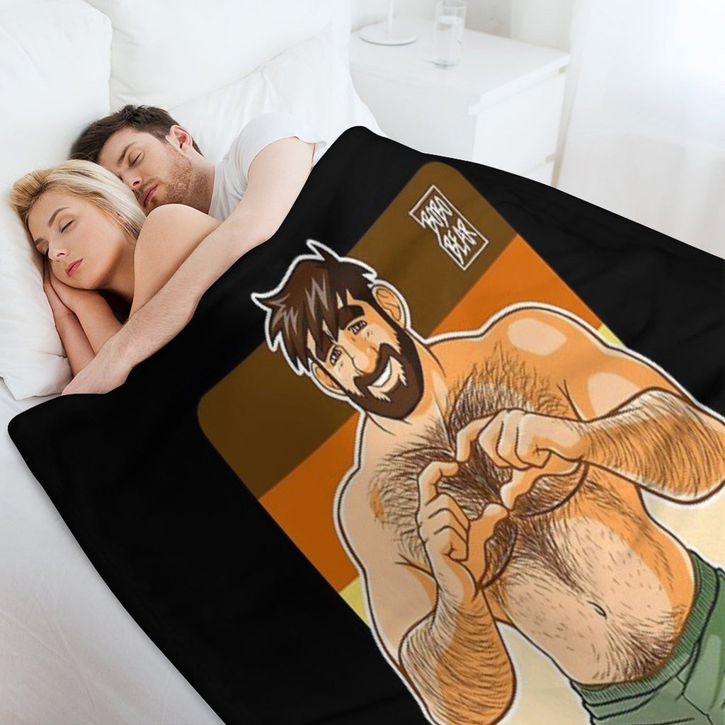 ADAM I LOVE YOU - BEAR PRIDE All-season Throw Blanket