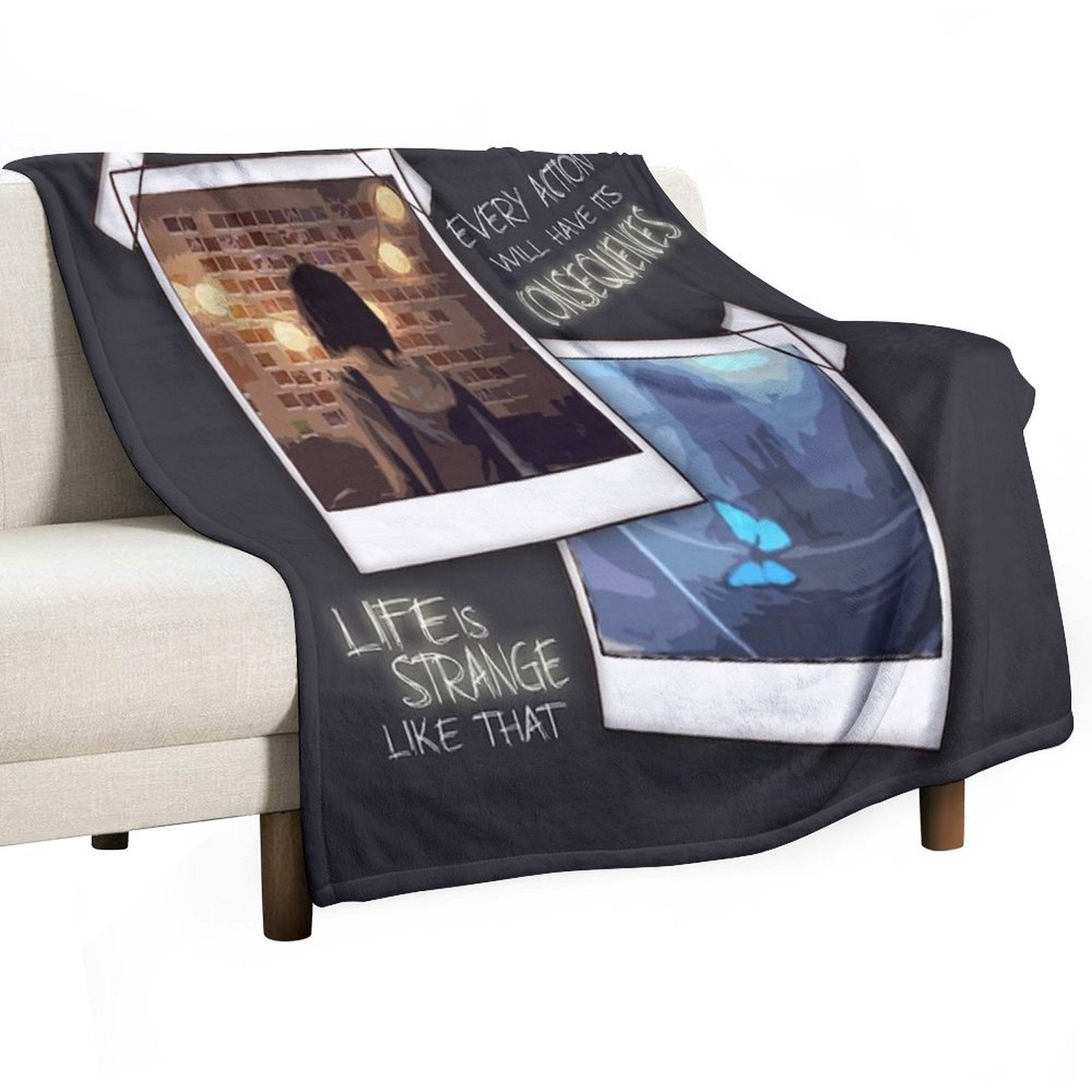 Strange Like That Multi-functional Throw Blanket