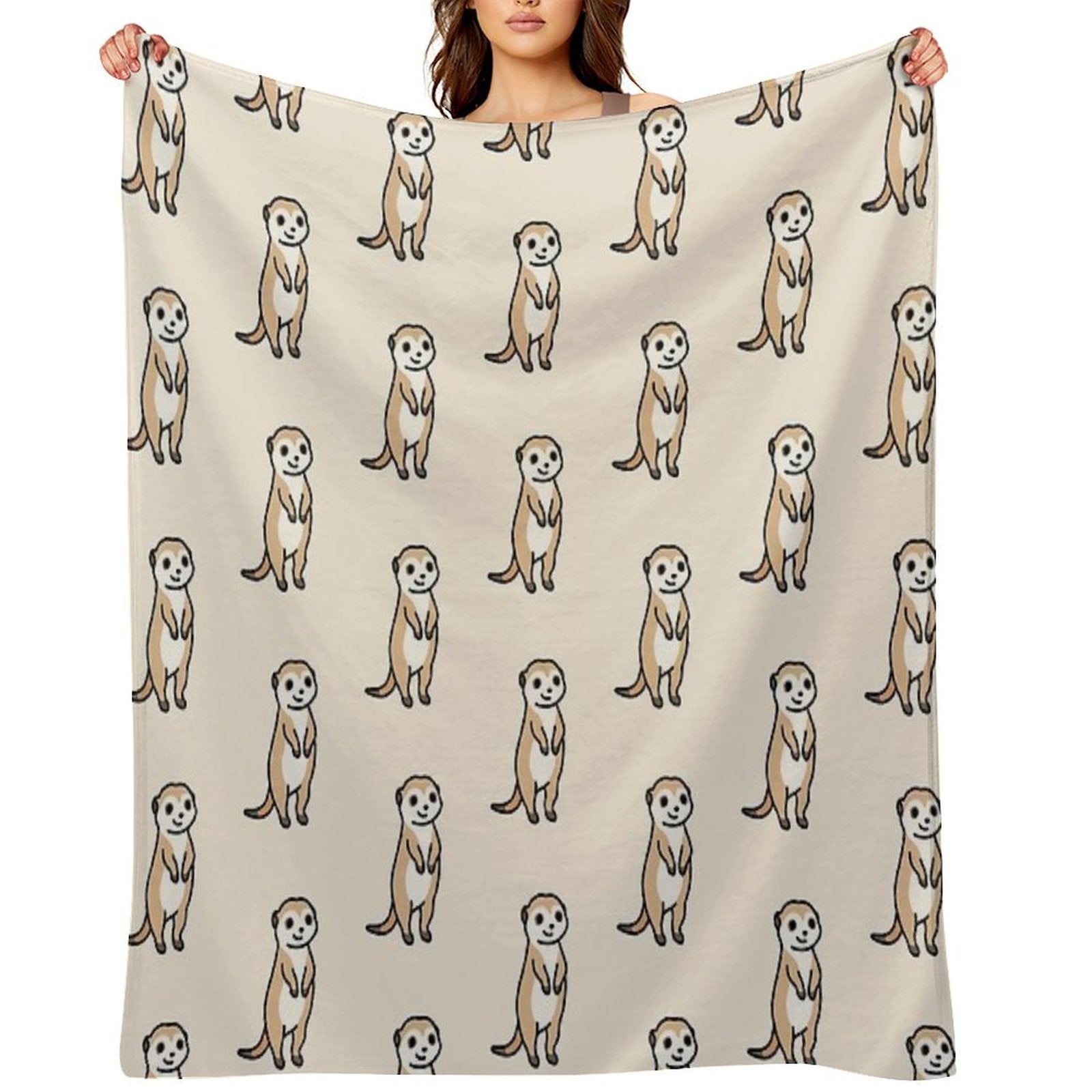 Meerkat Durable Throw Blanket