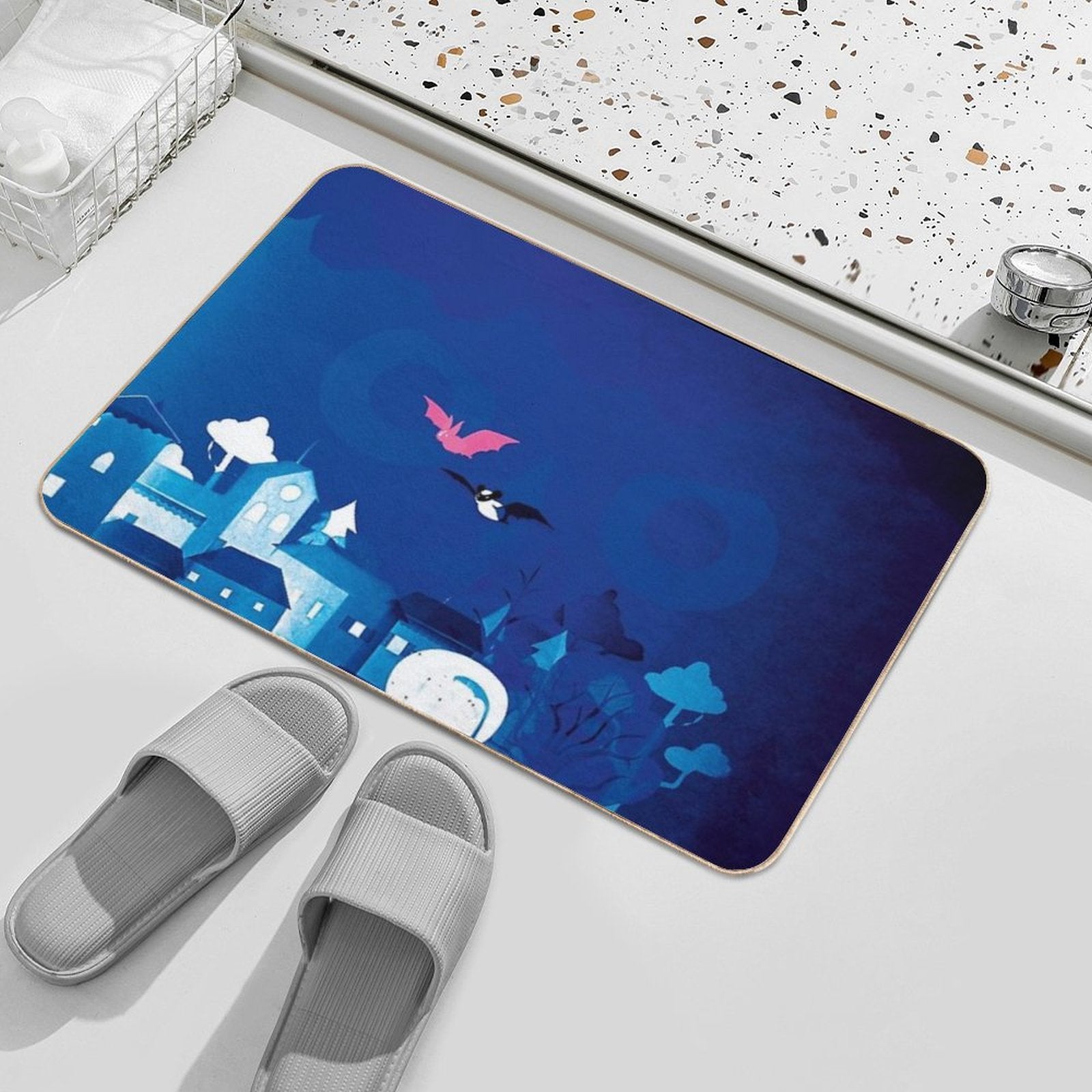 In The Night  Toxin-Free Bath Mat