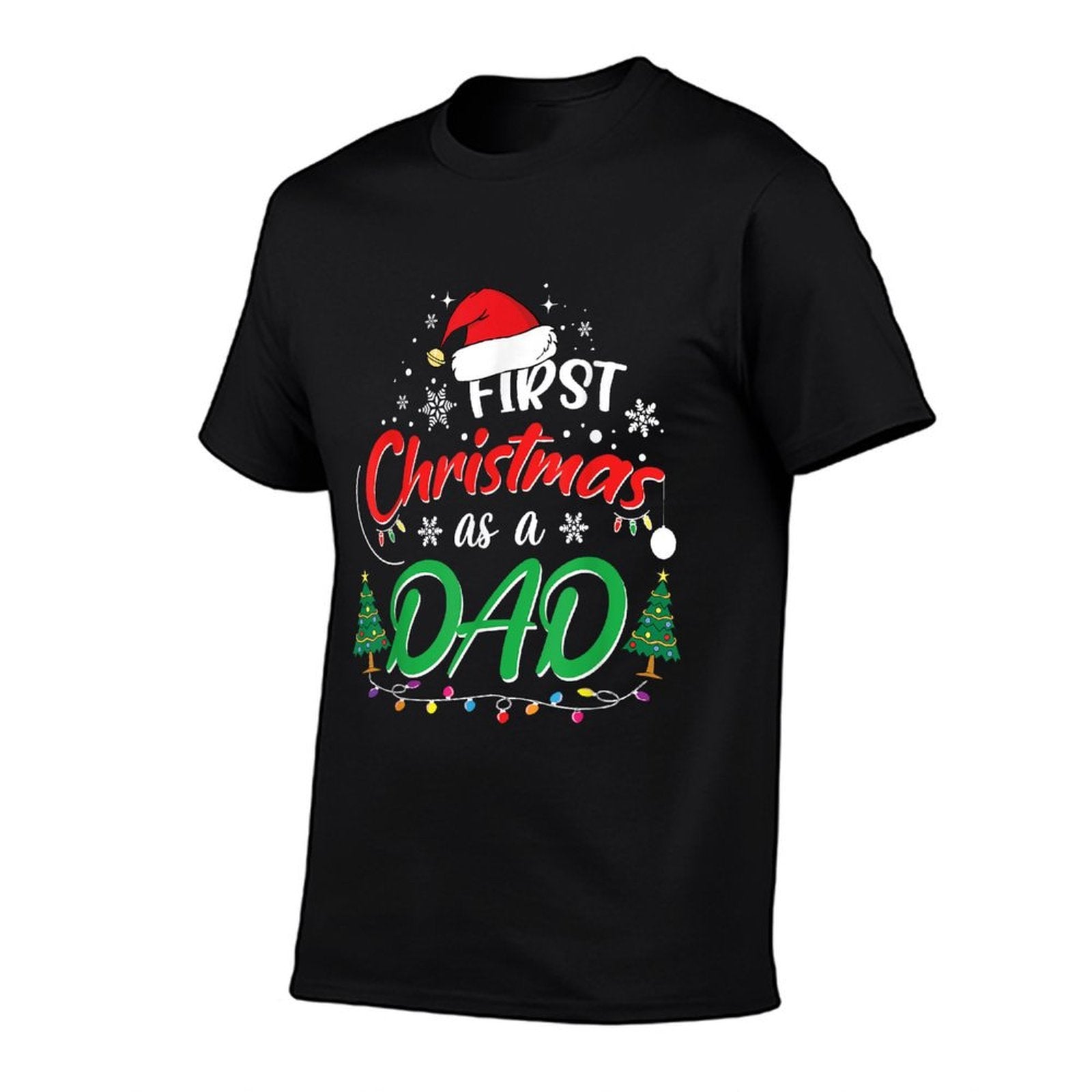 First Christmas As A Dad New Daddy 1st Christmas  Eco-friendly Material T-Shirt