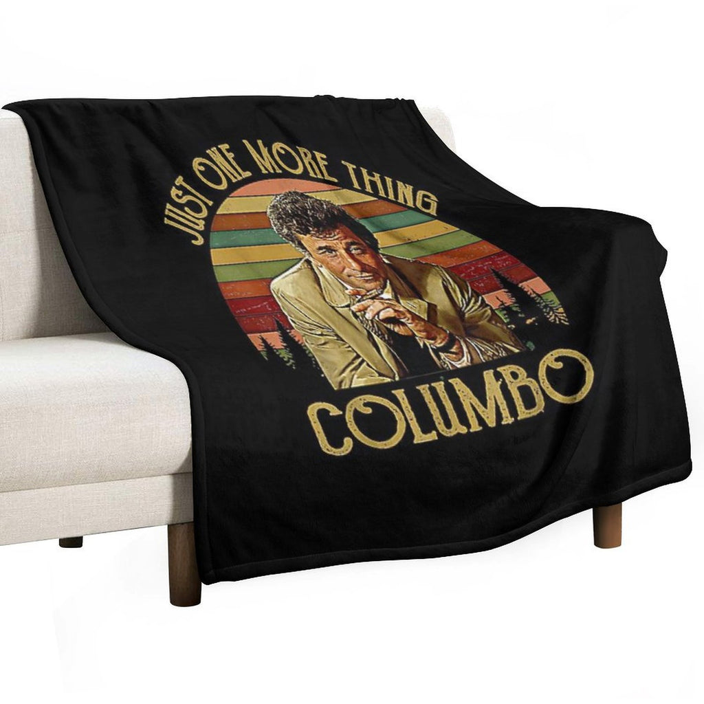 Just One More Thing Columbo Easy Care Throw Blanket