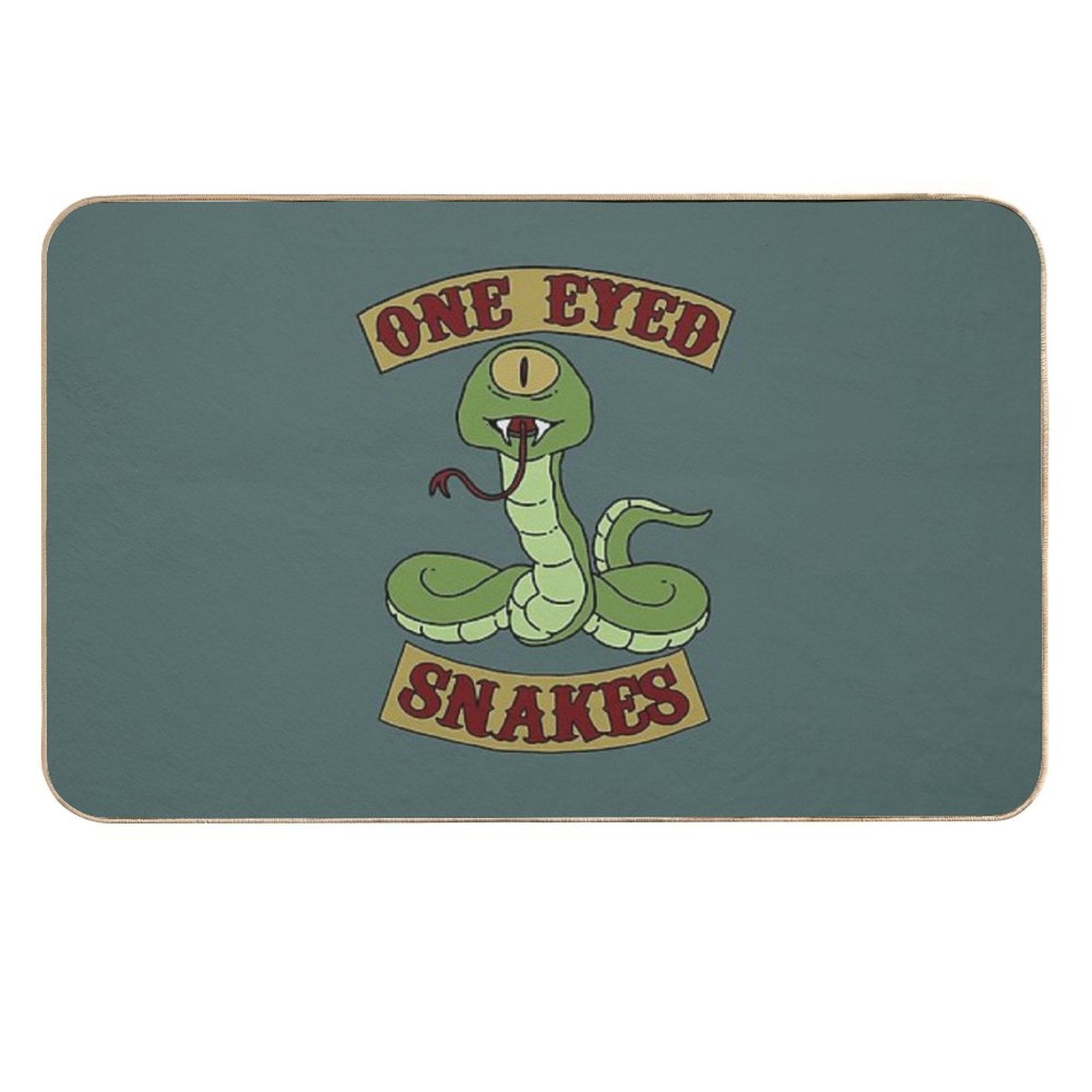 One Eyed Snakes  Non-Slip Bath Mat