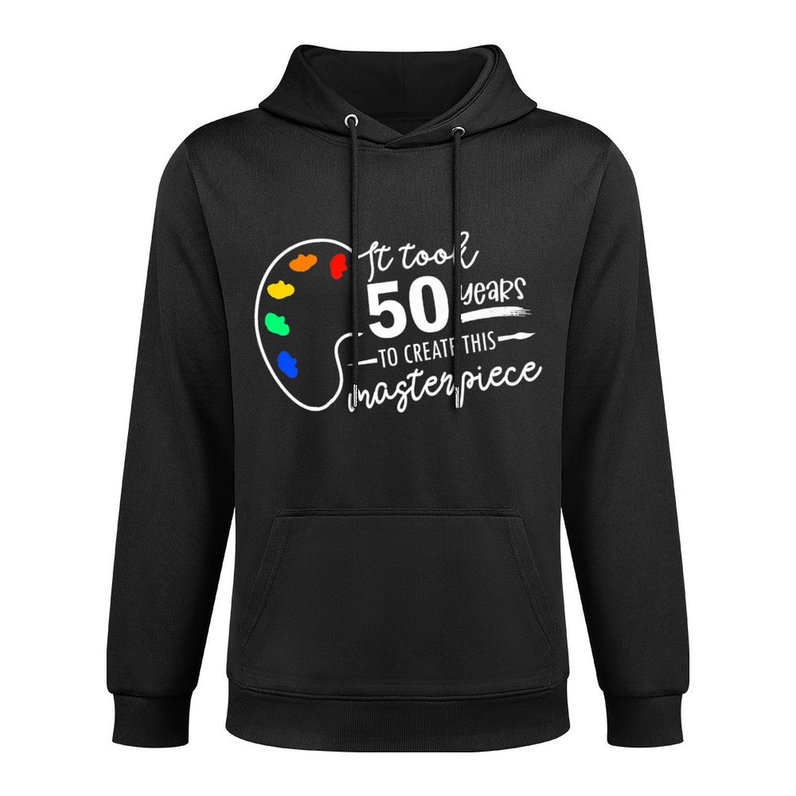 It Took 50 Years To Create This Master Piece 50th Birthday Premium Cotton-Polyester Blend Hoodie