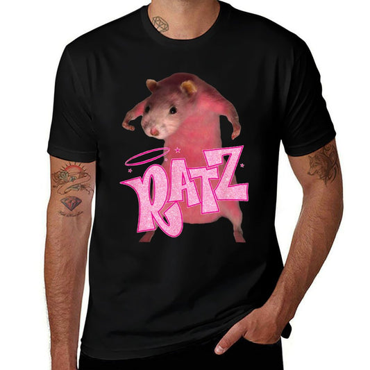Ratz Funny Pink Mouse Rat  Relaxed-fit T-Shirt
