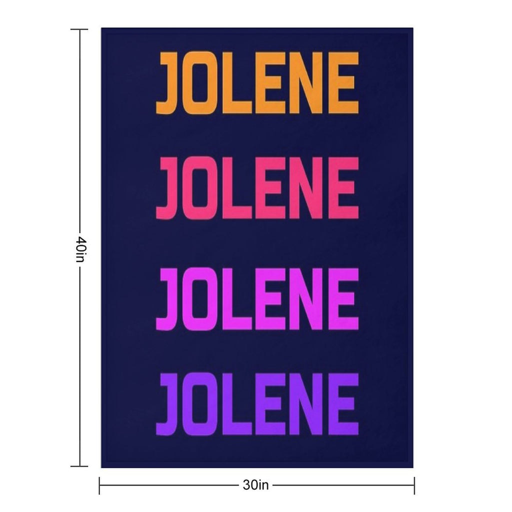 Jolene Retro 80s Versatility Throw Blanket