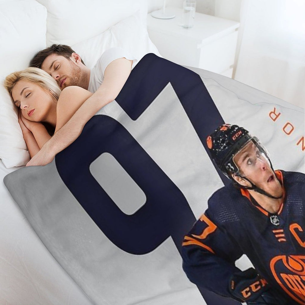 Connor McDavid Premium Throw Blanket