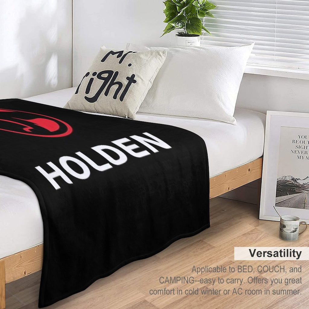 BEST SELLER - Holden-logo Merchandise Essential Easy Care Throw Blanket