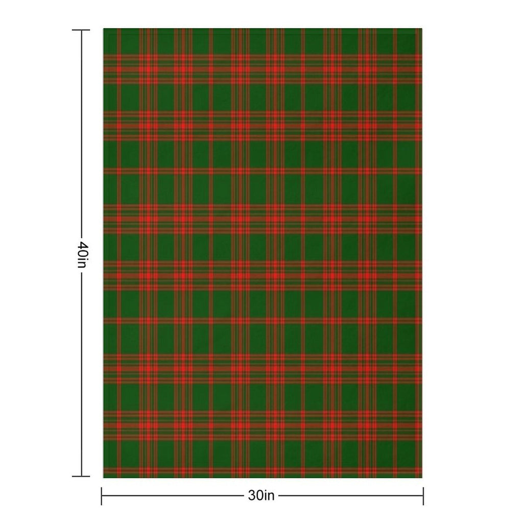 Clan Menzies Tartan Anti-pilling Throw Blanket