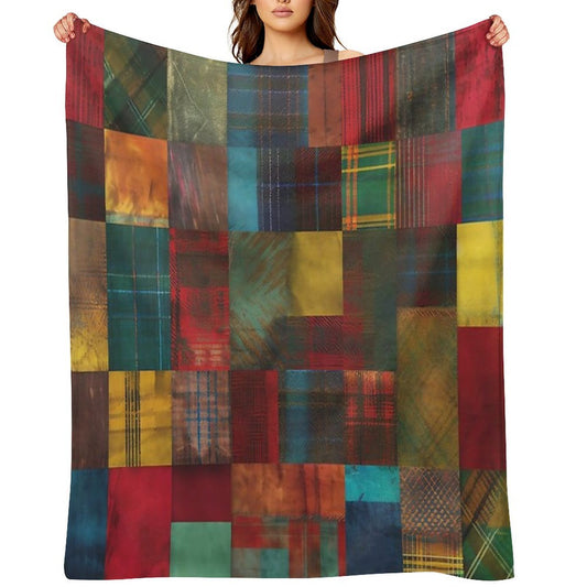 Eternity's Kaleidoscope Travel-friendly Throw Blanket