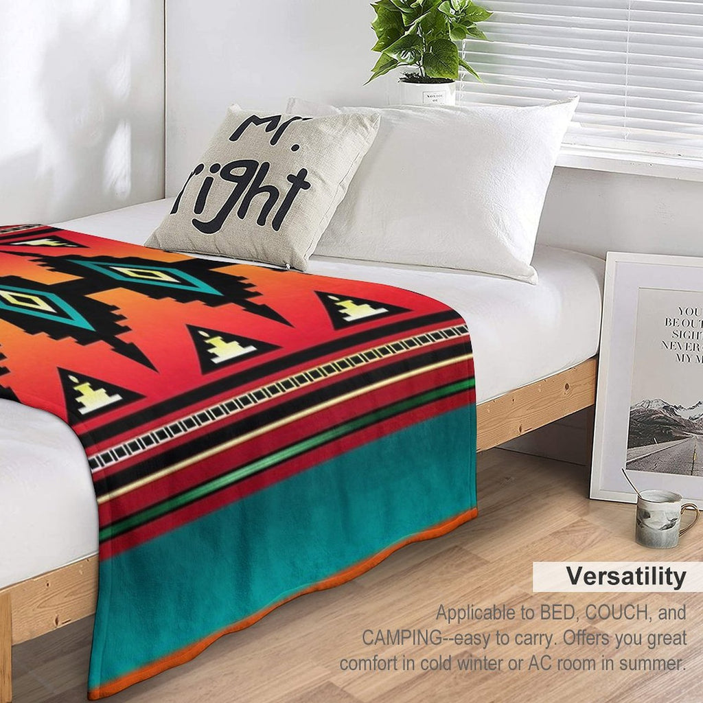Canyon  Navajo Eco-conscious Throw Blanket