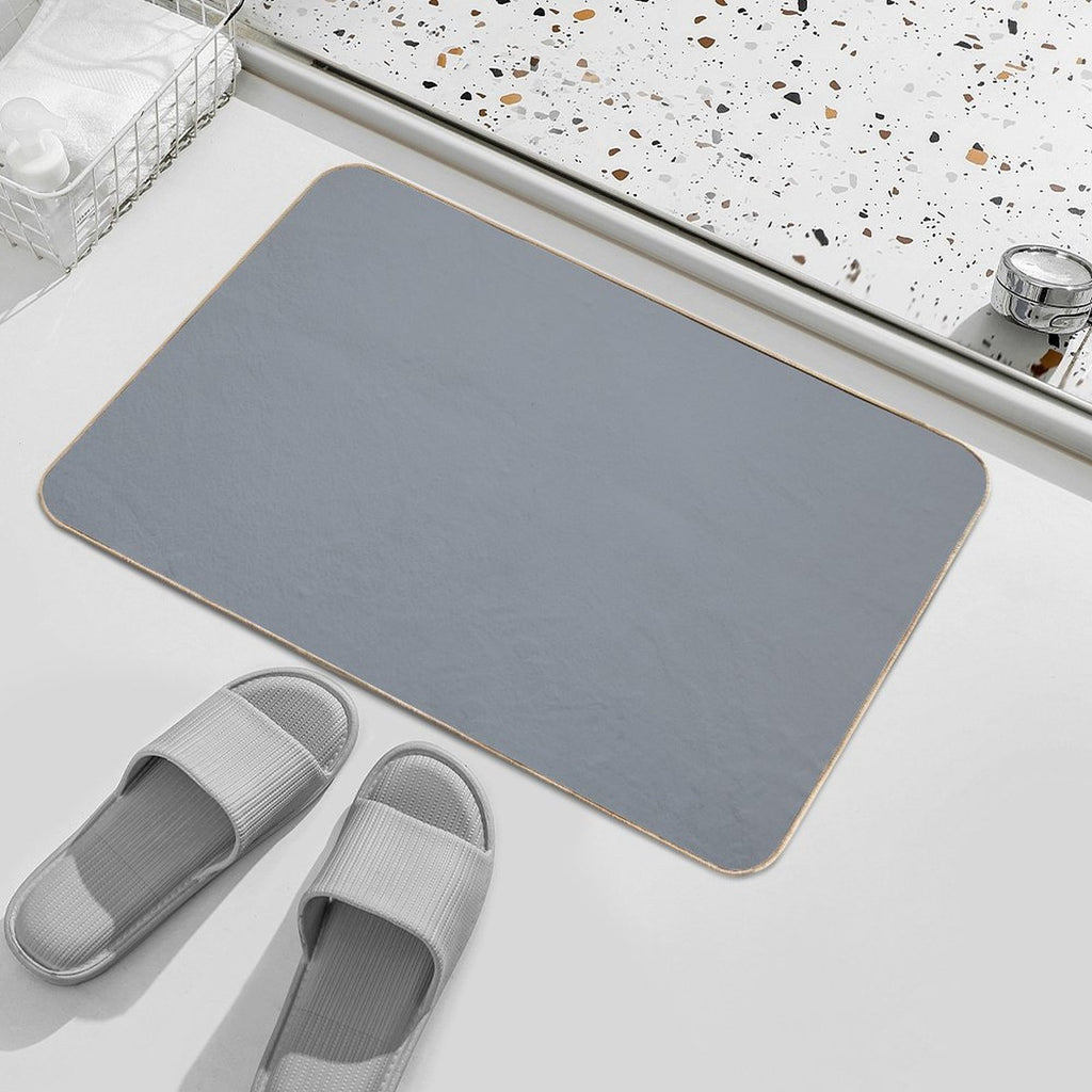Lava Gray - Grey  Absorbent Bath Mat