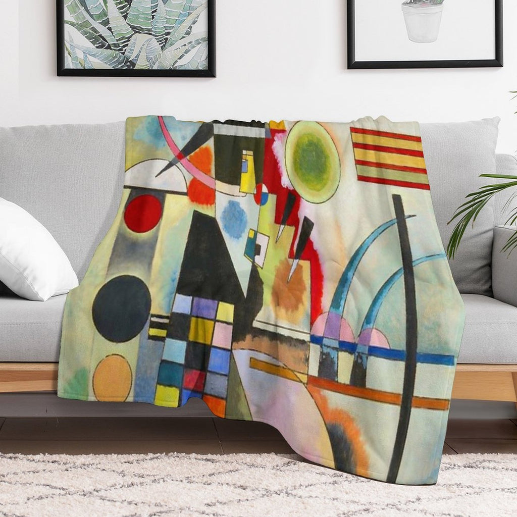Kandinsky  Swinging Plush Throw Blanket