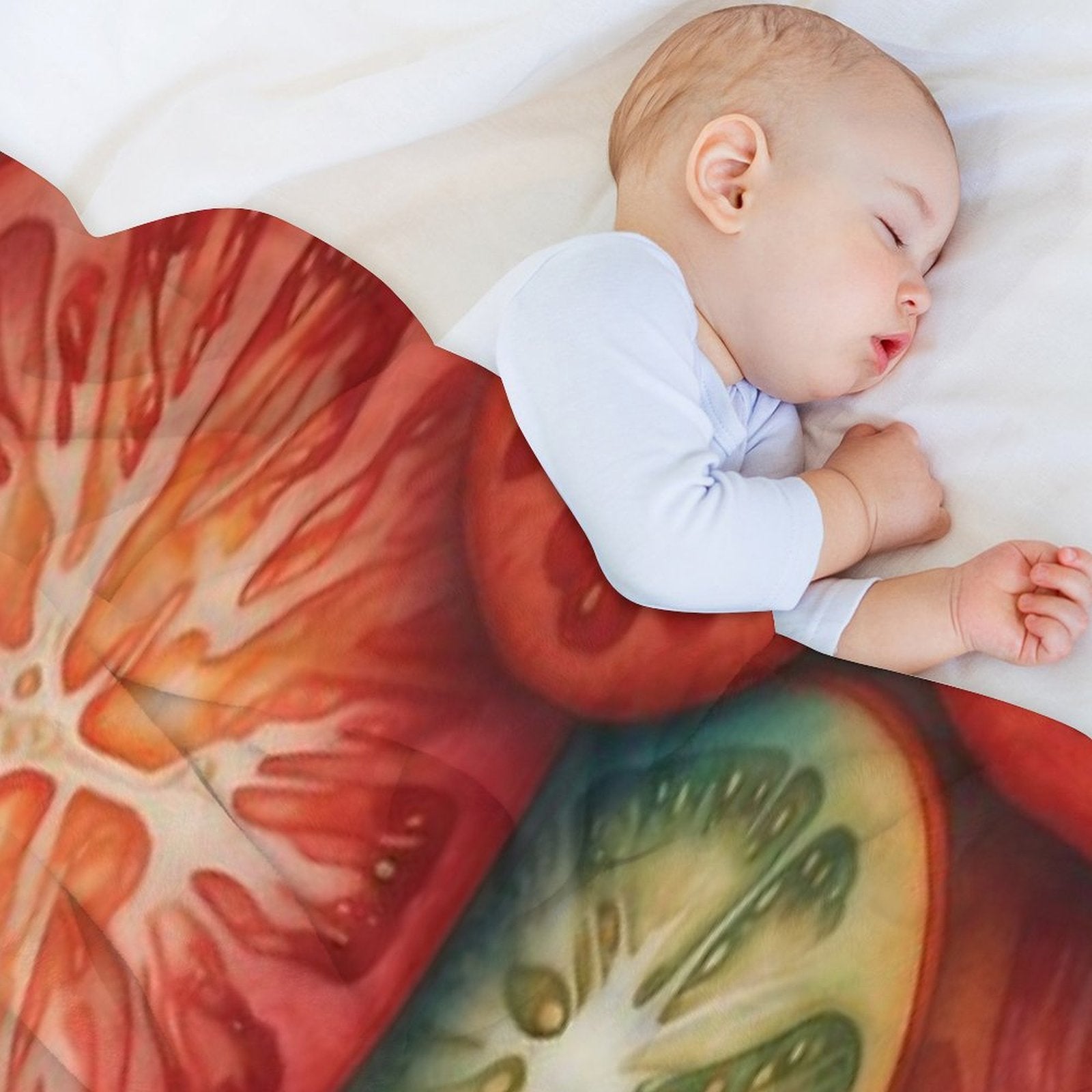 Tomato Quick-dry Throw Blanket