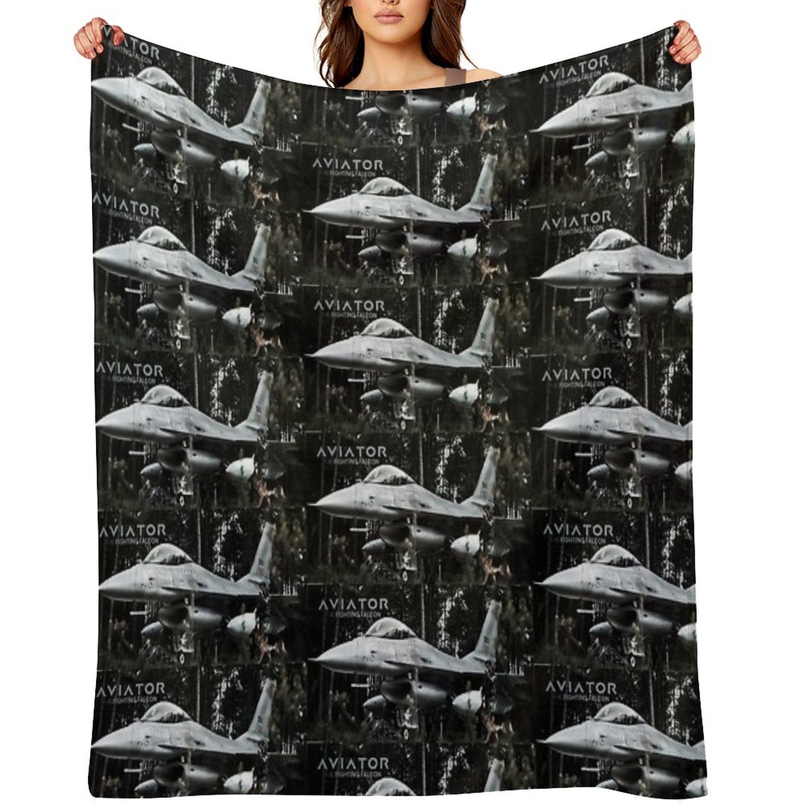 F-16 Fighting Falcon Comfort Throw Blanket