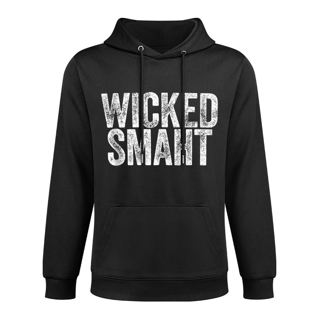 Wicked Smaht Boston Massachusetts Shirt Adjustable Hood Hoodie