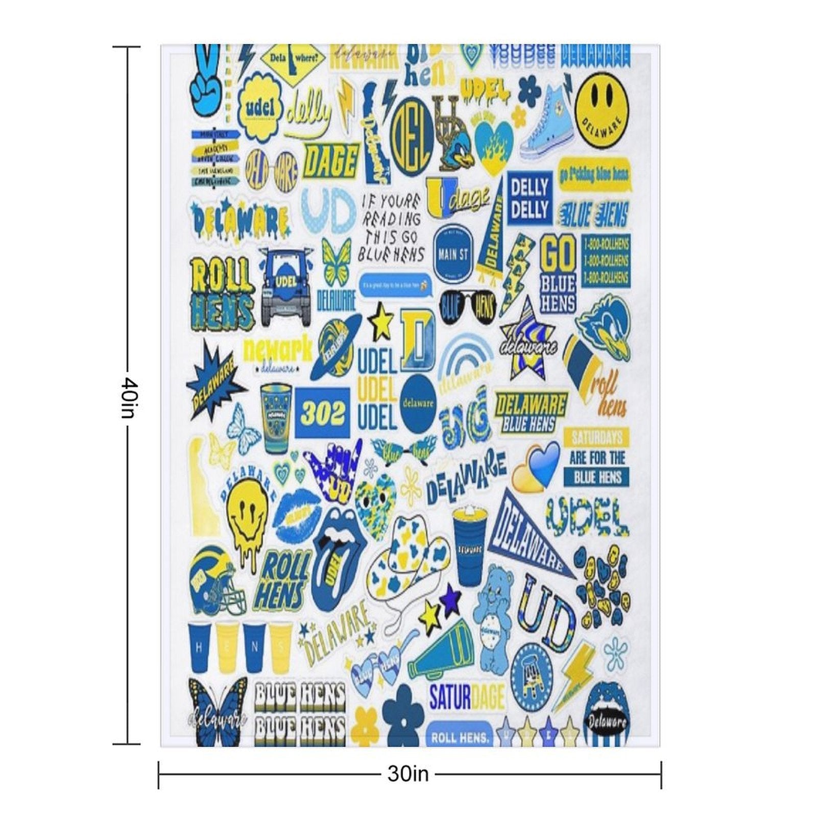 Delaware Durable Throw Blanket