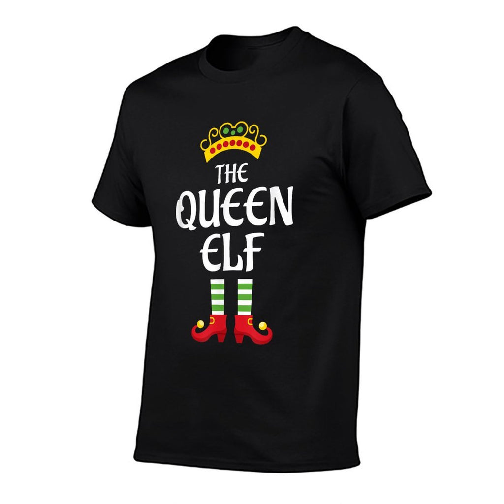 Queen Elf Family Matching Group Christmas  Wrinkle-resistant T-Shirt