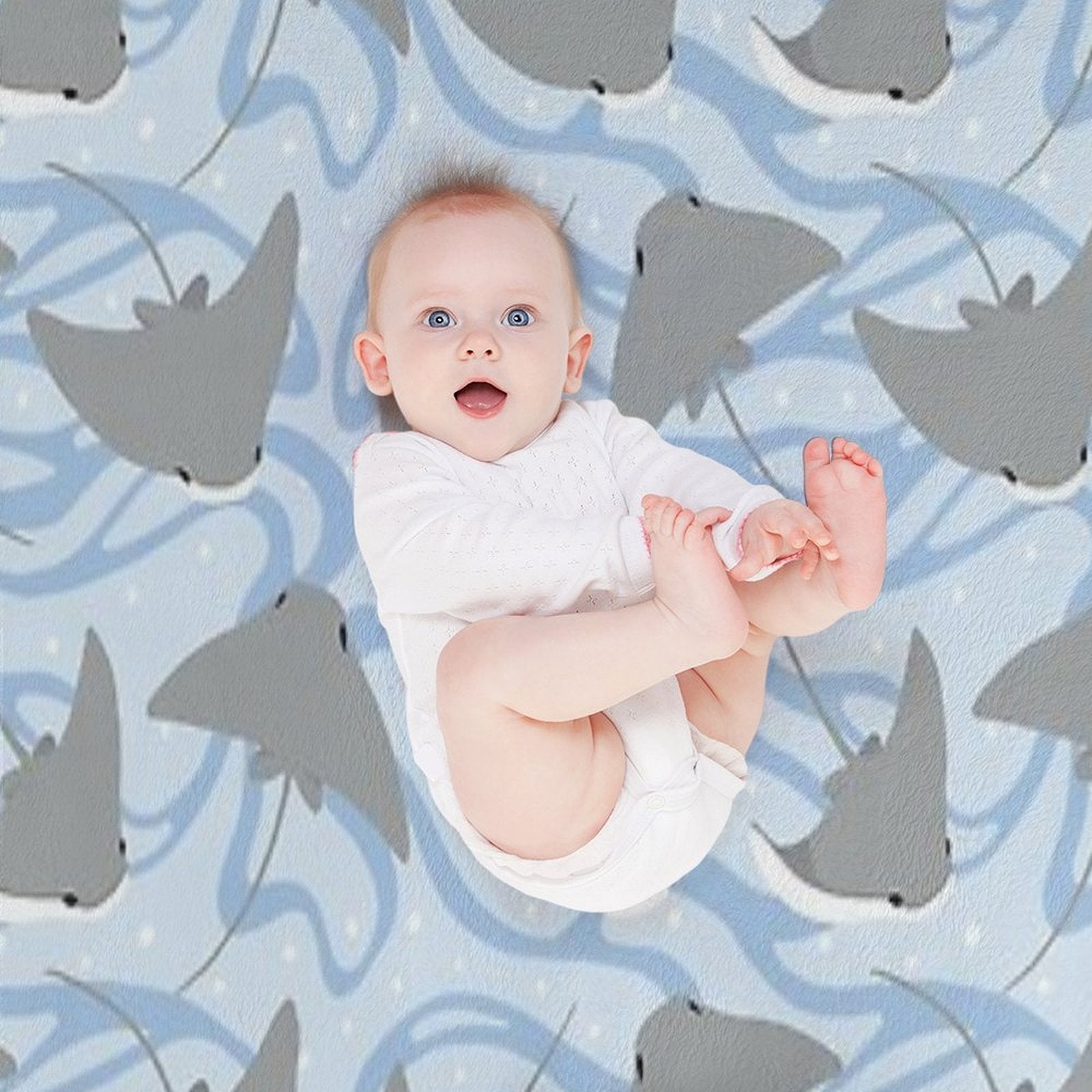 Stingrays - Cownose Ray - Sticker Pack Quick-dry Throw Blanket