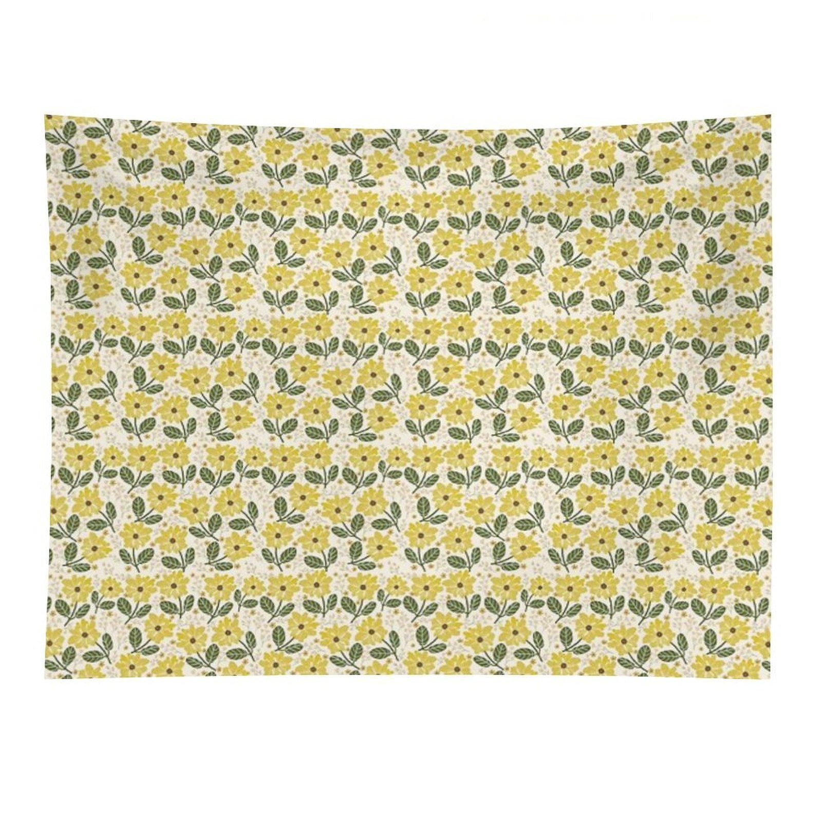 Golden Bloom Tapestry