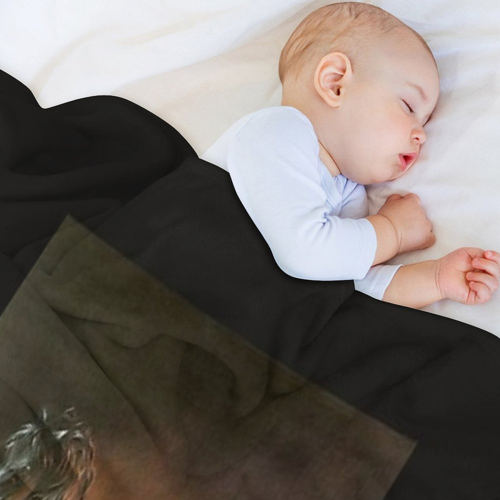 Dark Horses Durable Throw Blanket