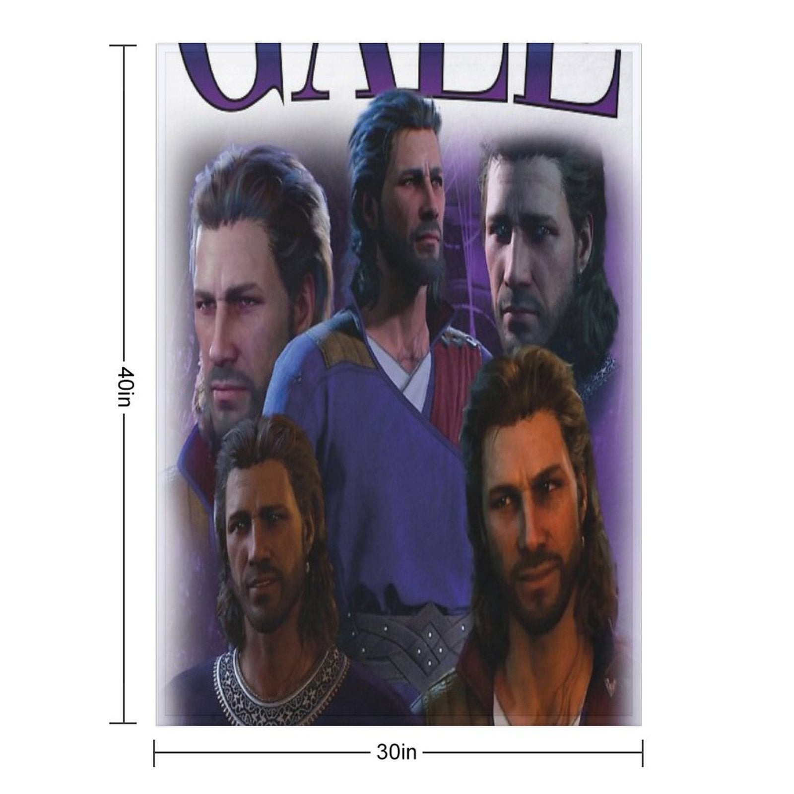 Gale of Waterdeep Eco-conscious Throw Blanket