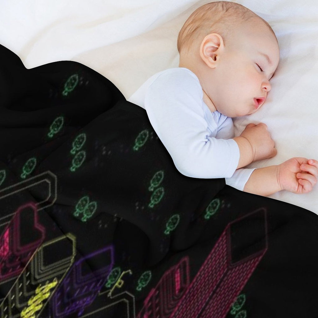 Earthbound - Moonside Full Map Gift-ready Throw Blanket