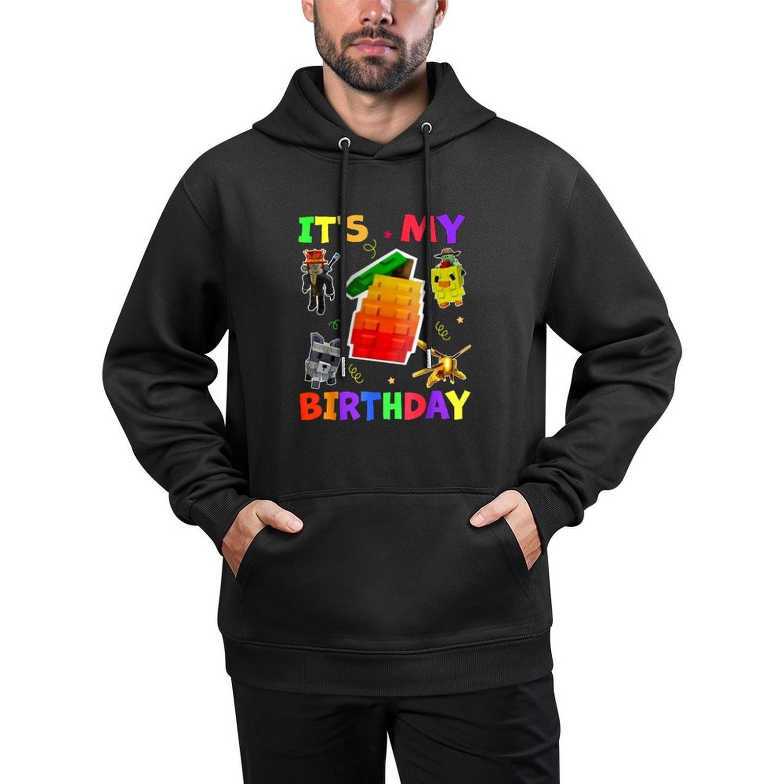 Funny Grow A Garden for Birthday Decoration for Boys Girls Layering Staple Hoodie