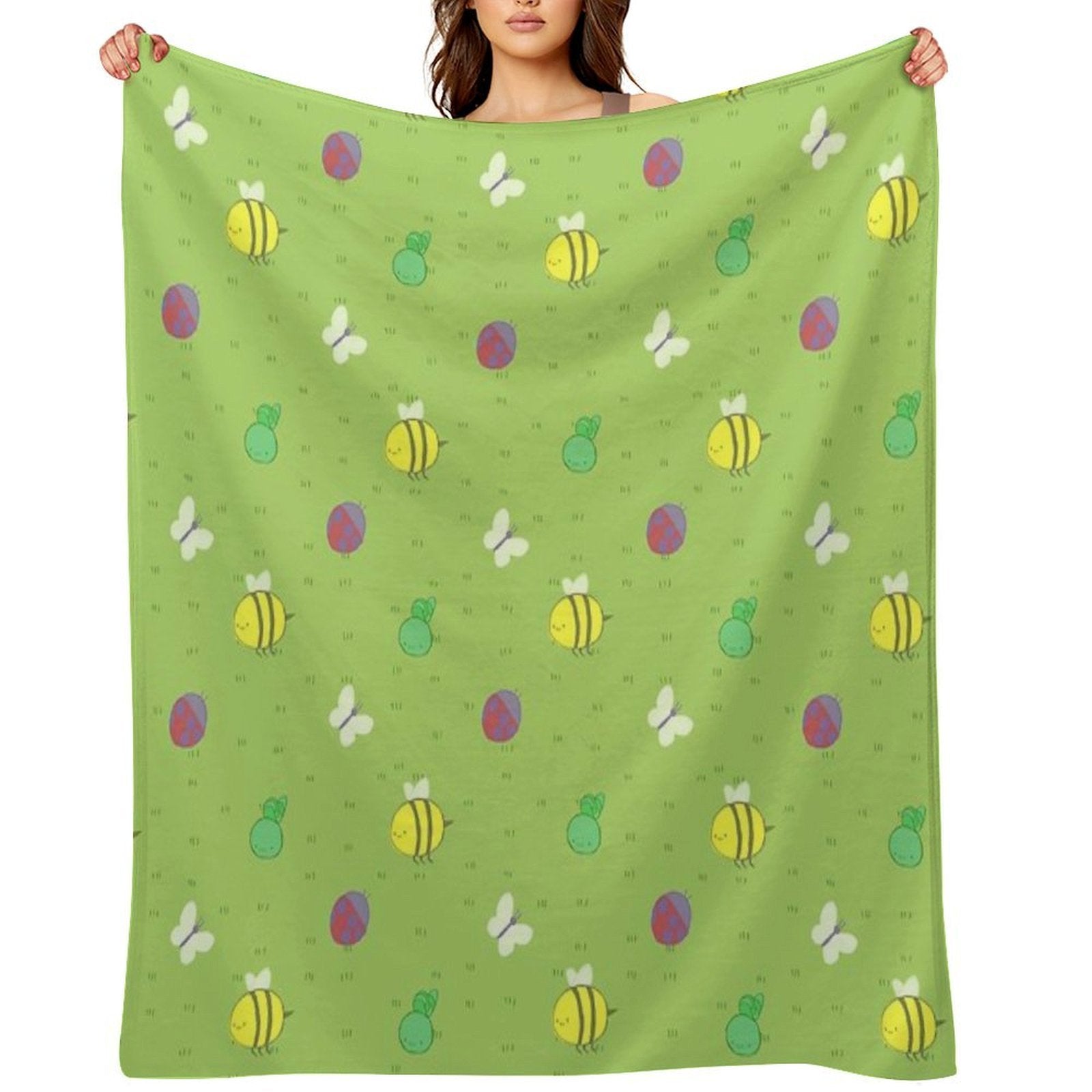 Adventure Time™ End Credits Pattern Durable Throw Blanket