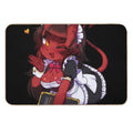 Meru The Succubus Chibi Sexy Maid  Versatile Bath Mat