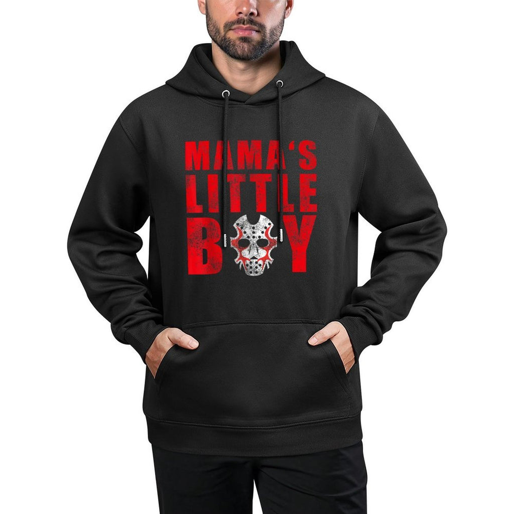 Mamas Little Boy Halloween Costume Horror Friday Movie Relaxed Fit Hoodie