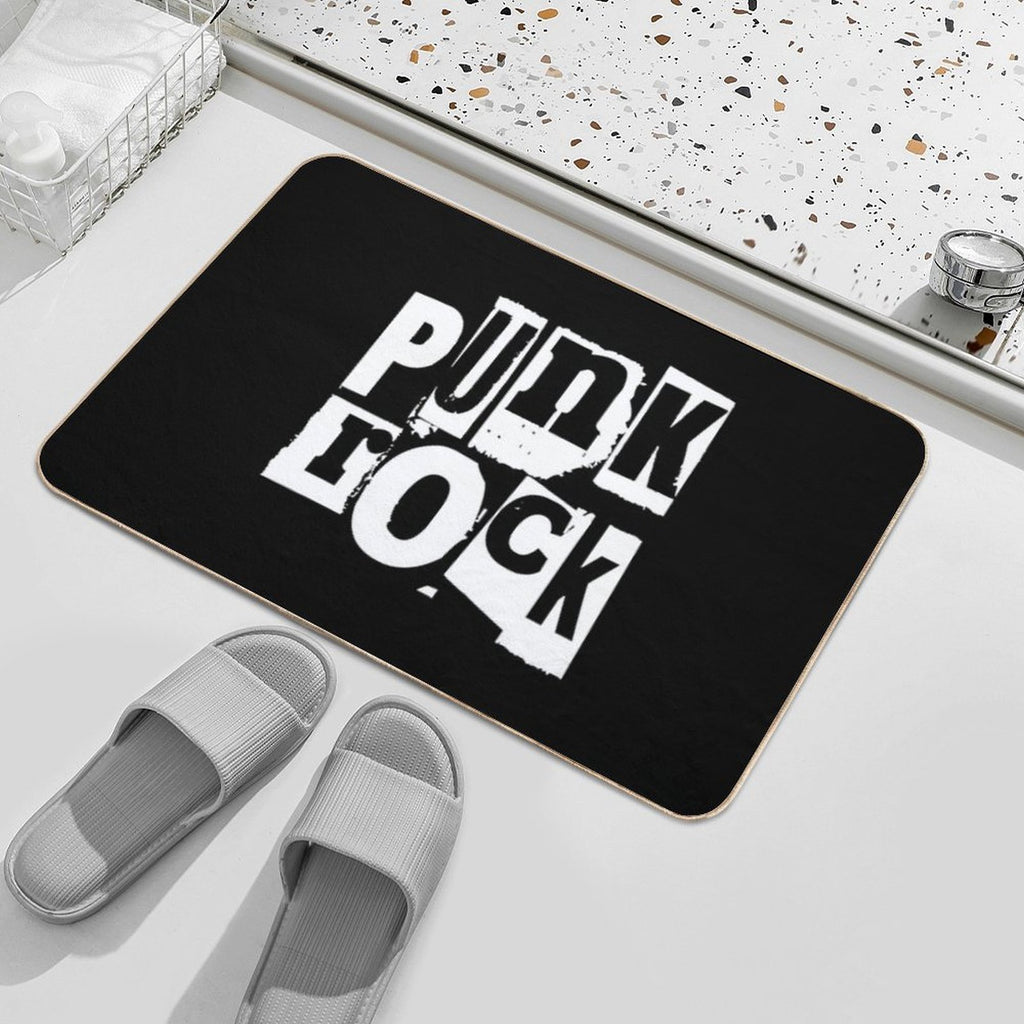 Punk Rock Durable Bath Mat