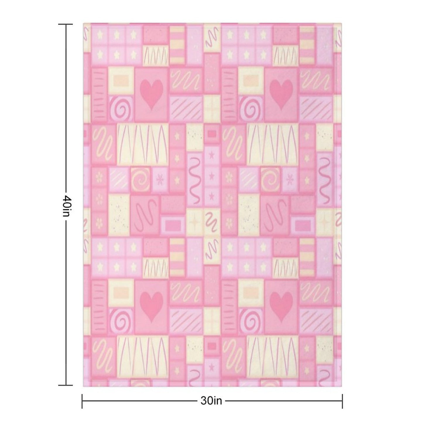Strawberry Chocolate Shrink-resistant Throw Blanket