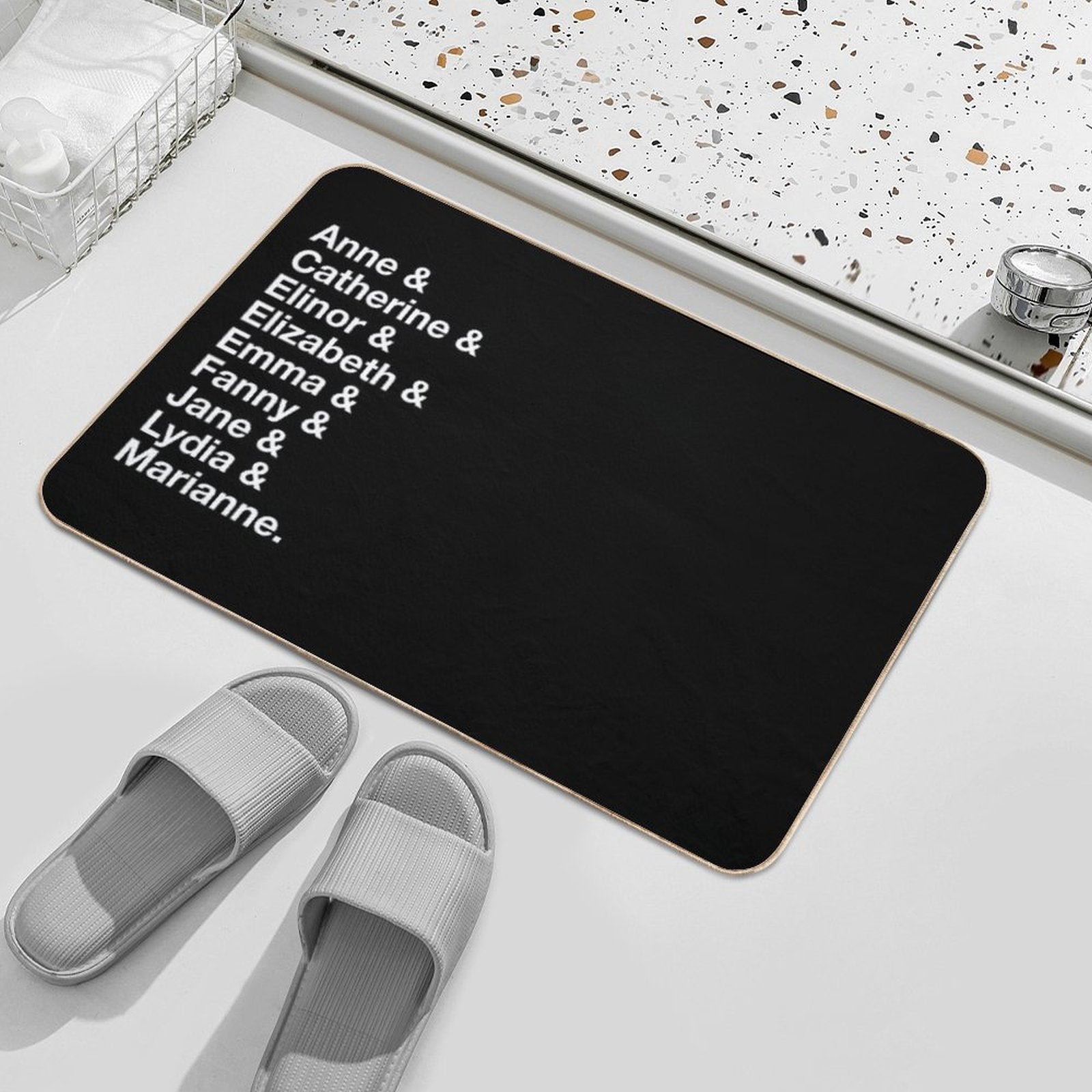 Women of Jane Austen  Eco-Friendly Bath Mat