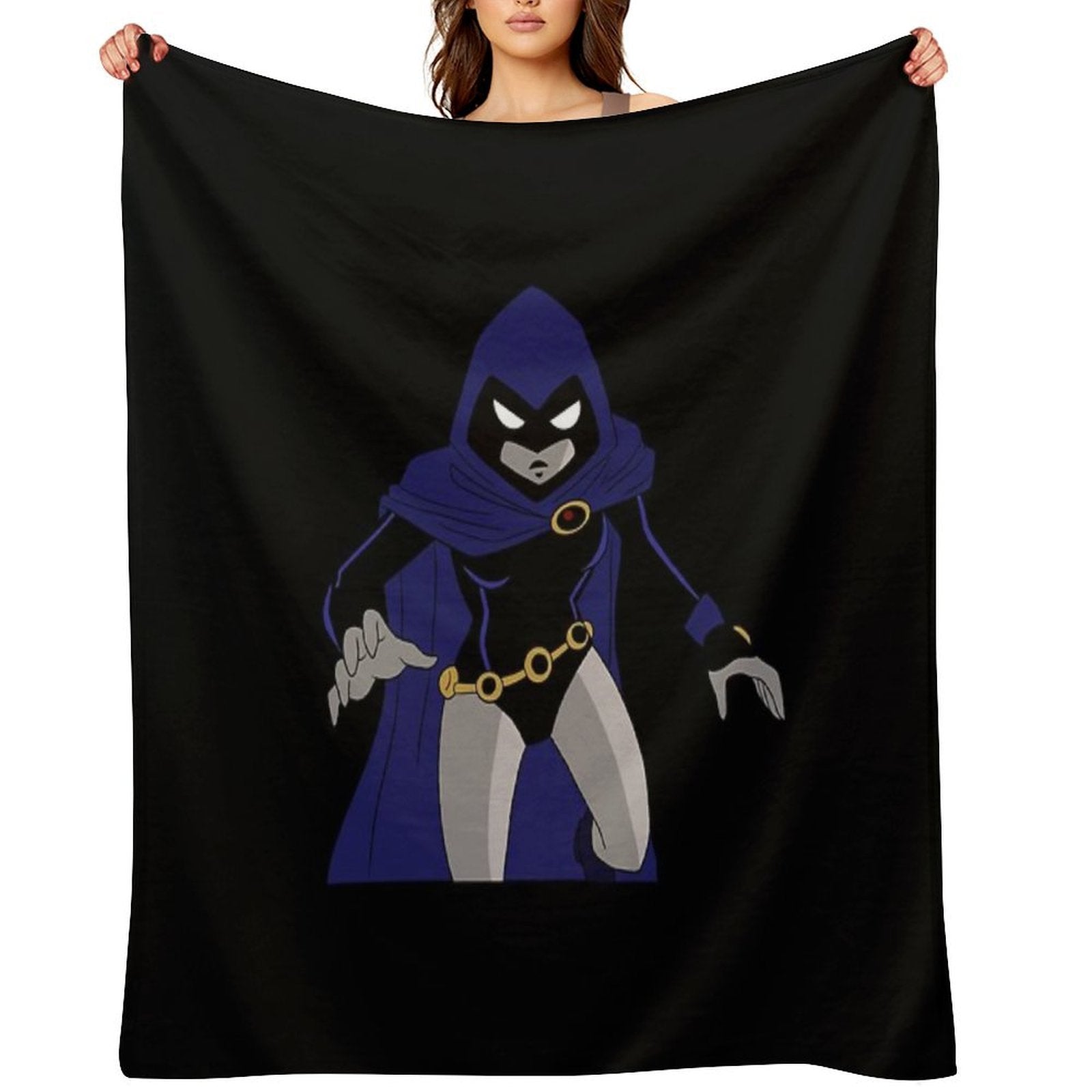 Raven Teen Titans Original Plush Throw Blanket