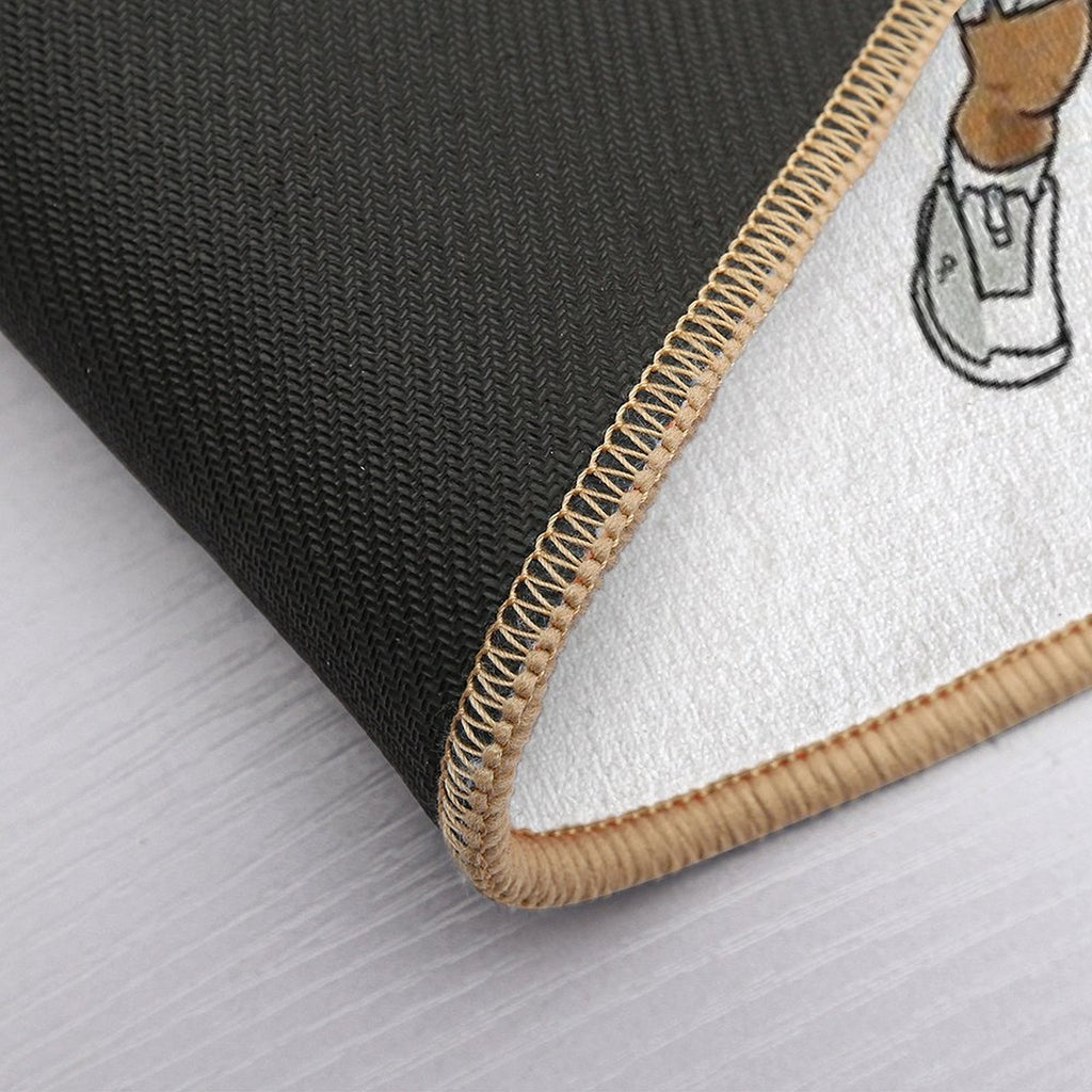 Roger Eyes on Ball  Eco-Friendly Bath Mat