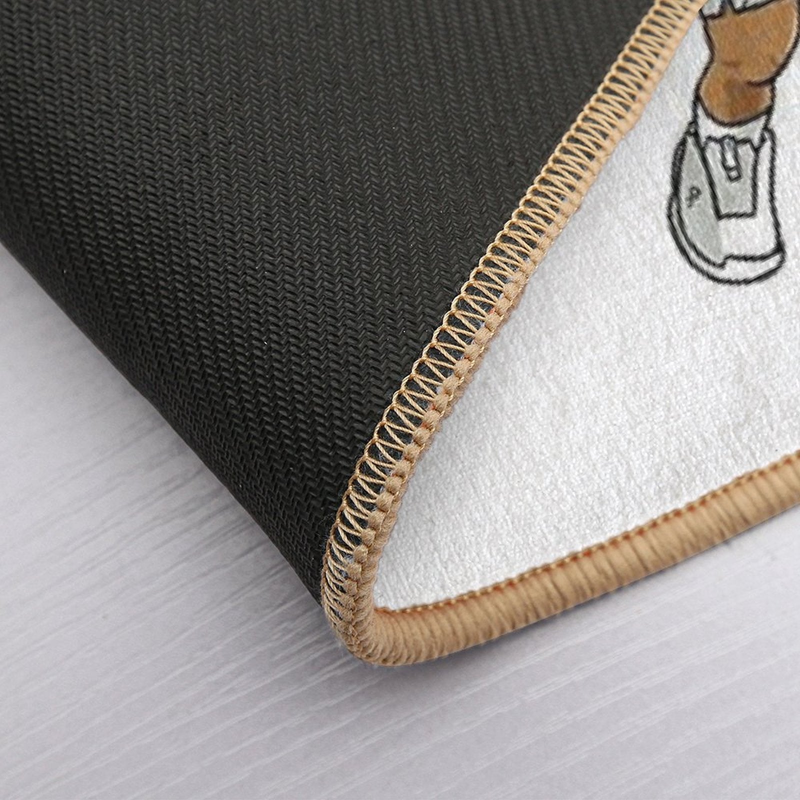 Roger Eyes on Ball  Eco-Friendly Bath Mat