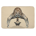 Childish Giraffe  Fade-Resistant Bath Mat
