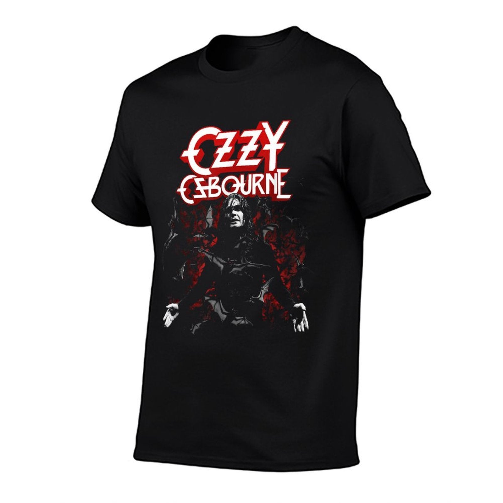 Ozzy Osbourne - Ozzy With Bats  Heathered Texture T-Shirt