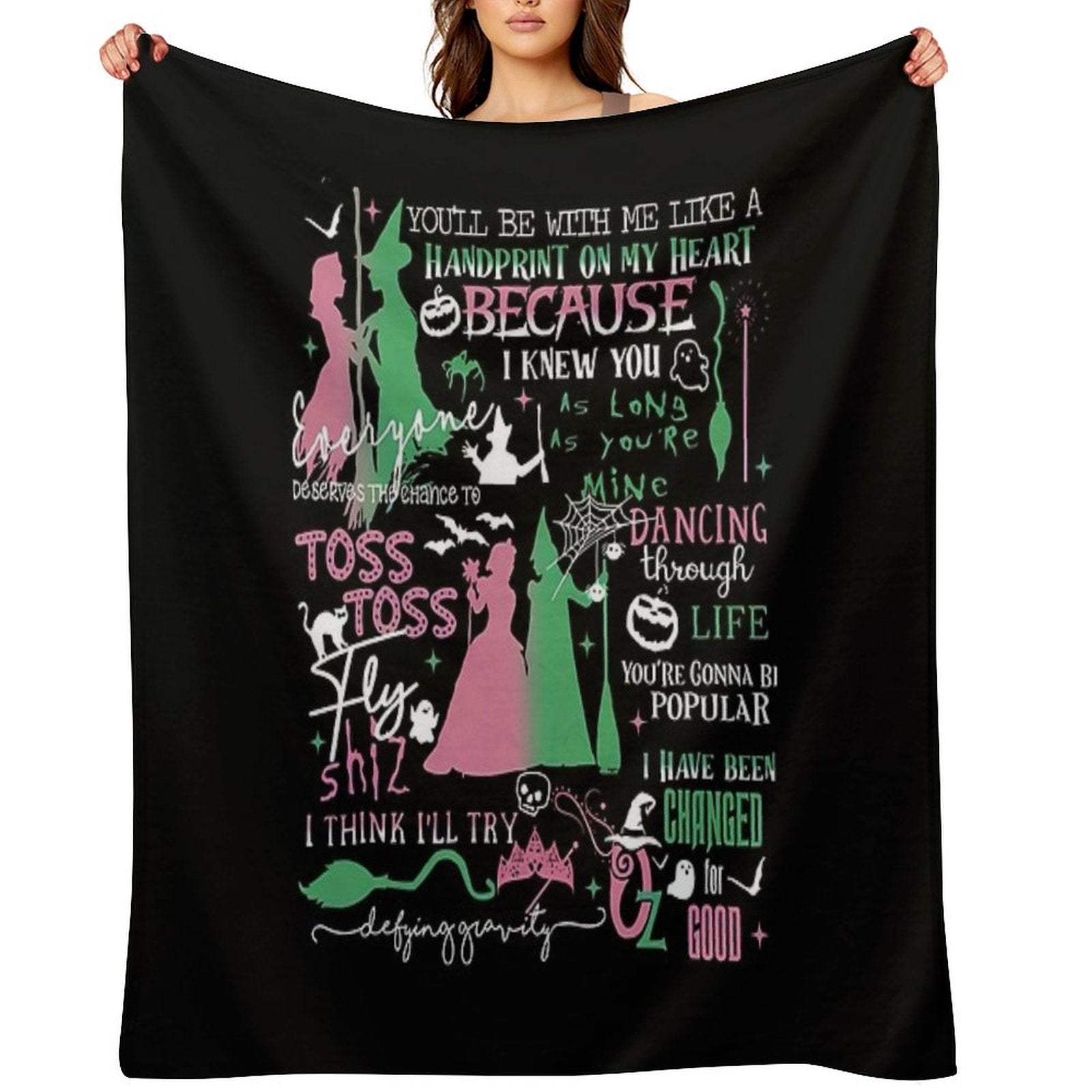 Changed For Good, Wicked Defy Gravity Premium Throw Blanket