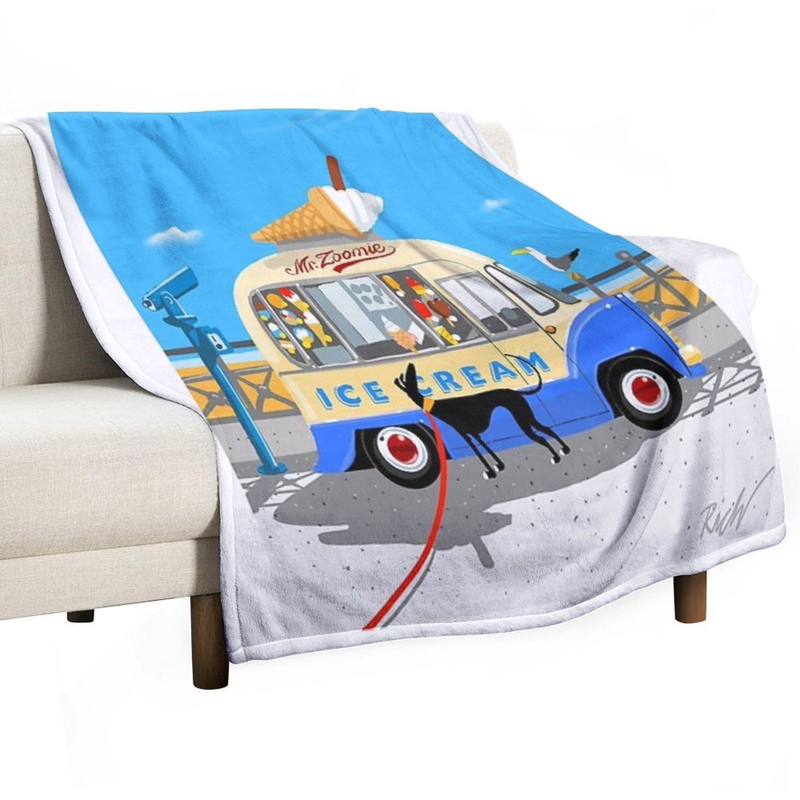 Mr. Zoomie Gift-ready Throw Blanket