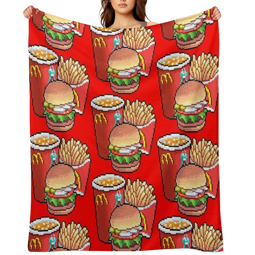 Hungry. Comfort Throw Blanket