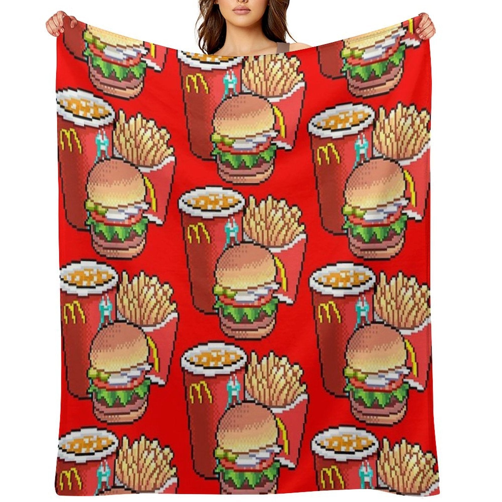 Hungry. Comfort Throw Blanket