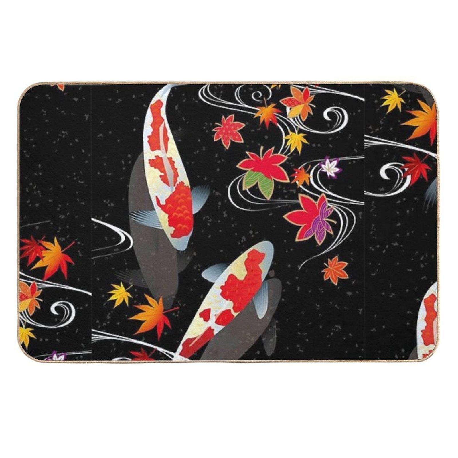 Japanese Koi  Long-Lasting Bath Mat