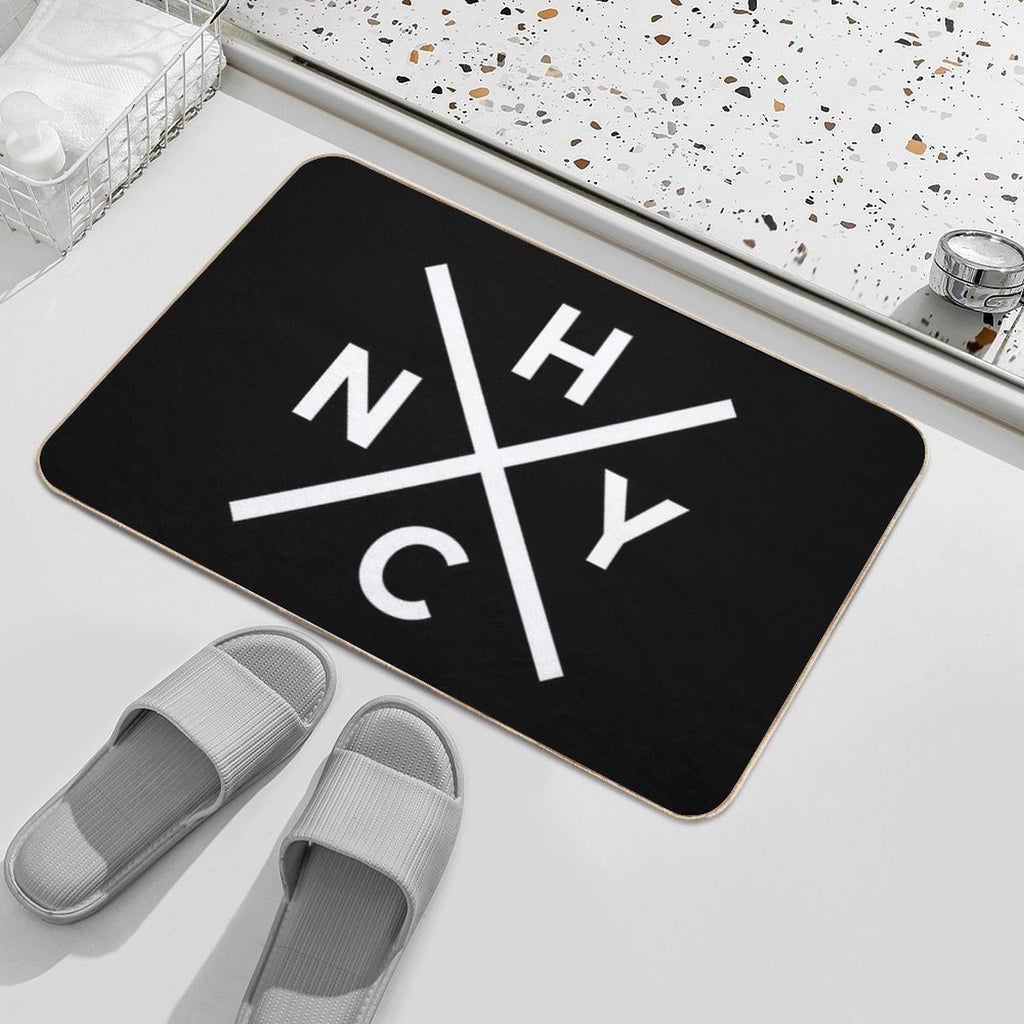 NYHC New York Hardcore Punk Rock  Absorbent Bath Mat