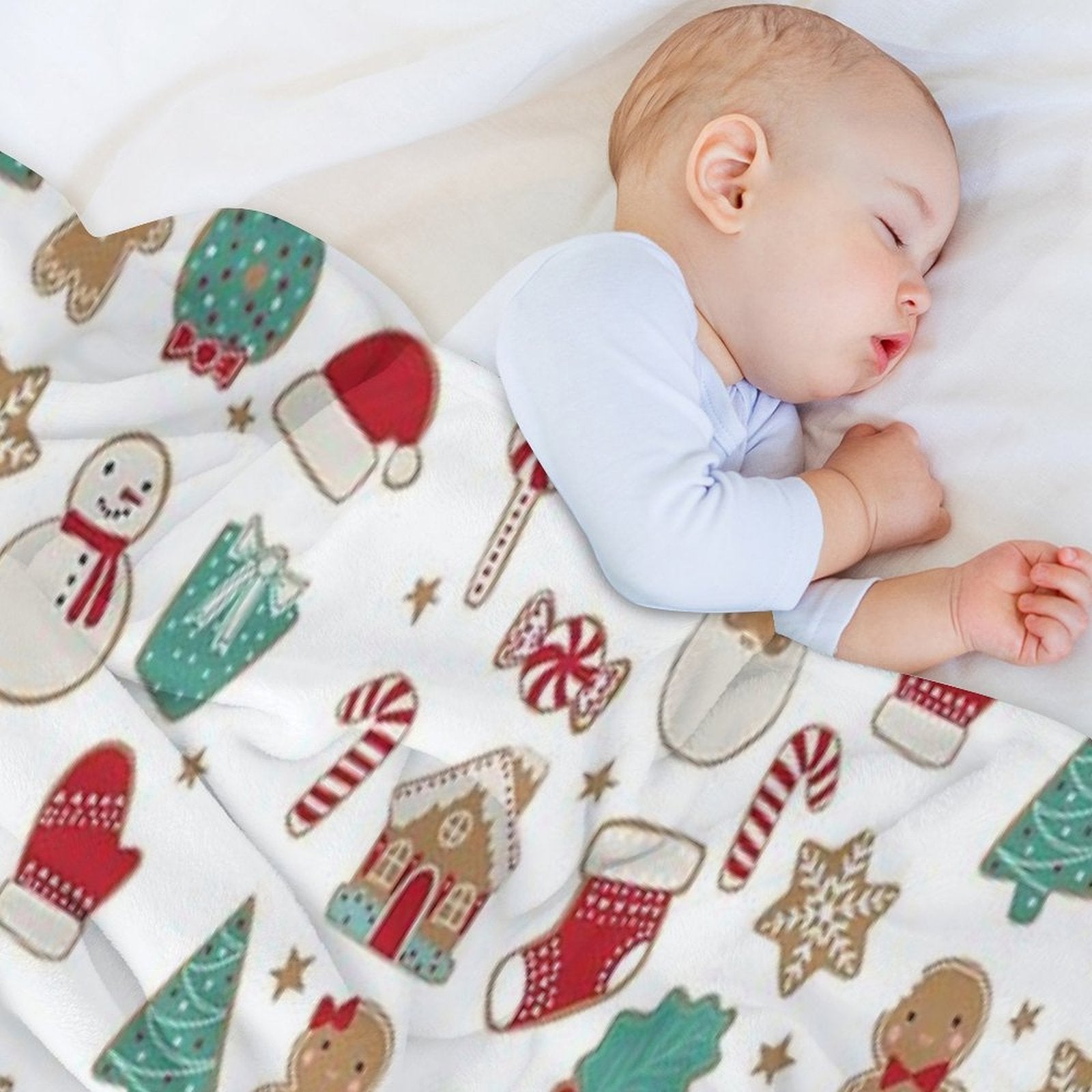 Christmas Cookies Durable Throw Blanket