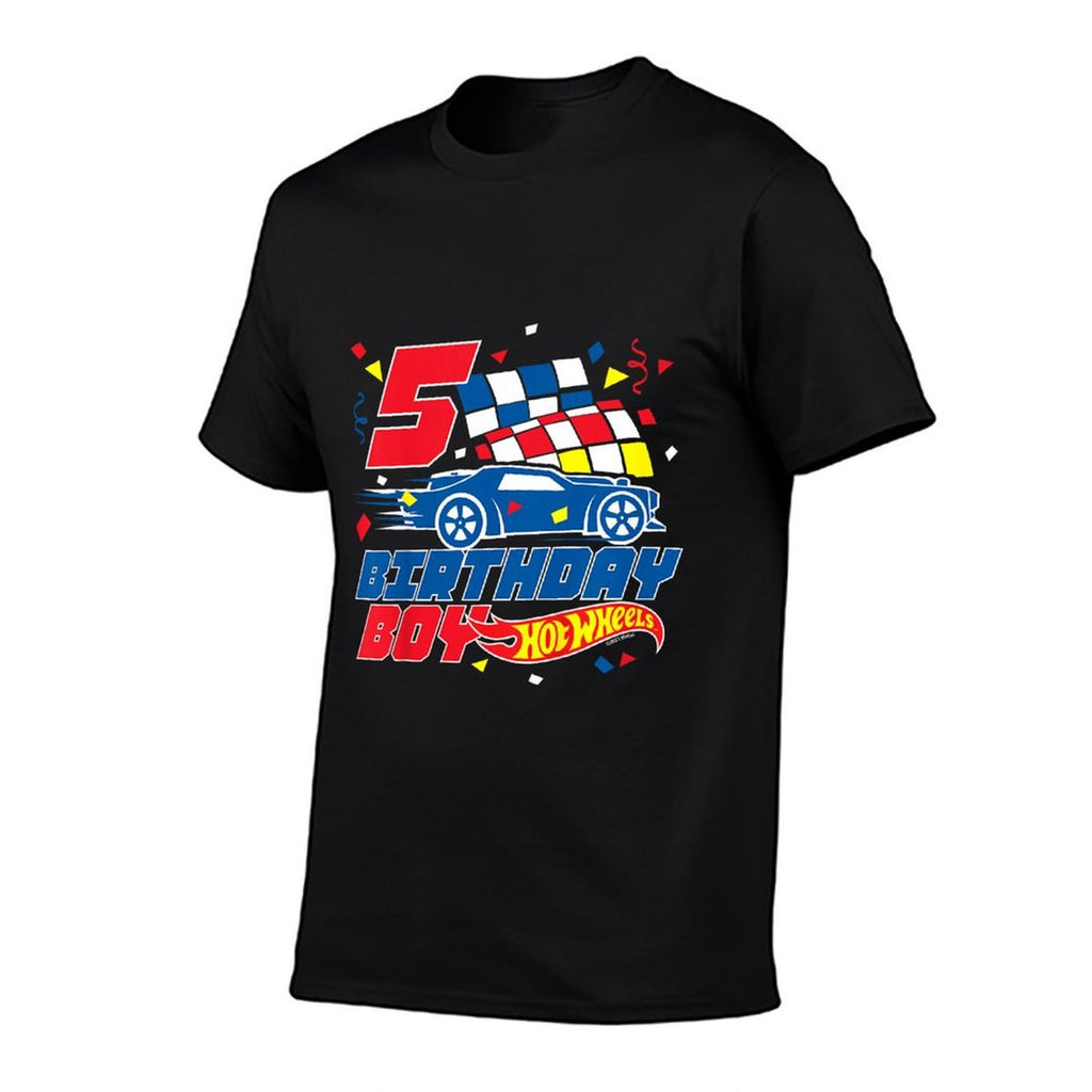 Hot Wheels - 5th Birthday Boy  Cotton T-Shirt